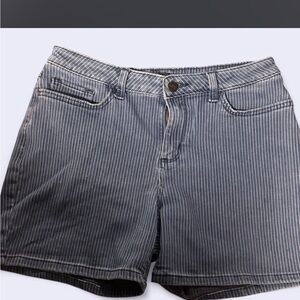 Lee Blue Striped Jean Shorts size 5